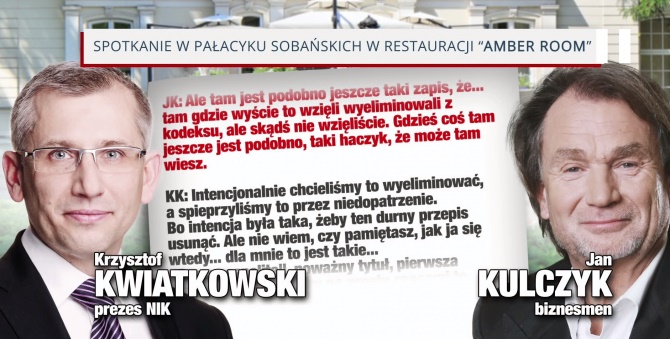 Afera podsłuchowa - Jan Kulczyk, Krzysztof Kwiatkowski