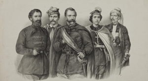 Dowódcy Powstania styczniowego: Marcin Borelowski, Dionizy Czachowski, Marian Langiewicz, Henryka Pustowójtówna, Francois Rochebrune. Dowódcy Powstania styczniowego: Marcin Borelowski, Dionizy Czachowski, Marian Langiewicz, Henryka Pustowójtówna, Francois Rochebrune.