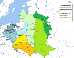 III rozbiór Polski mapa III rozbiór Polski mapa