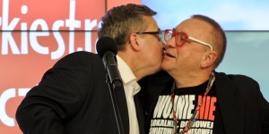 Jerzy Owsiak i Bronisław Komorowski