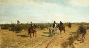 Maksymilian Gierymski - Patrol powstańczy - pikieta