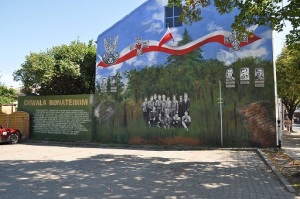 Mural - Żołnierze Wyklęci - Bełchatów