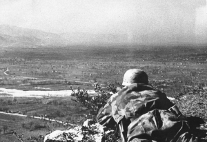 Niemieckie pozycje na Monte Cassino Niemieckie pozycje na Monte Cassino