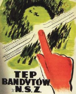 Plakat - Tęp bandytów z NSZ