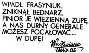 Stan wojenny - podziemie Stan wojenny - podziemie