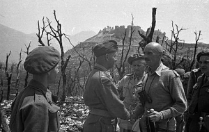 Władysław Anders na Monte Cassino Władysław Anders na Monte Cassino