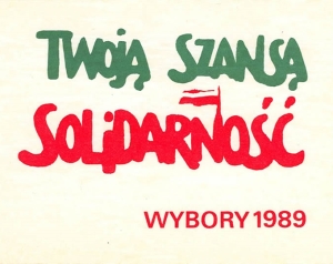Wybory czerwcowe plakat Solidarności