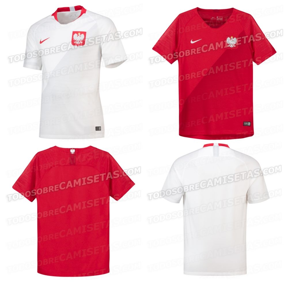 Zdjęcia koszulek reprezentacji Polski 2018